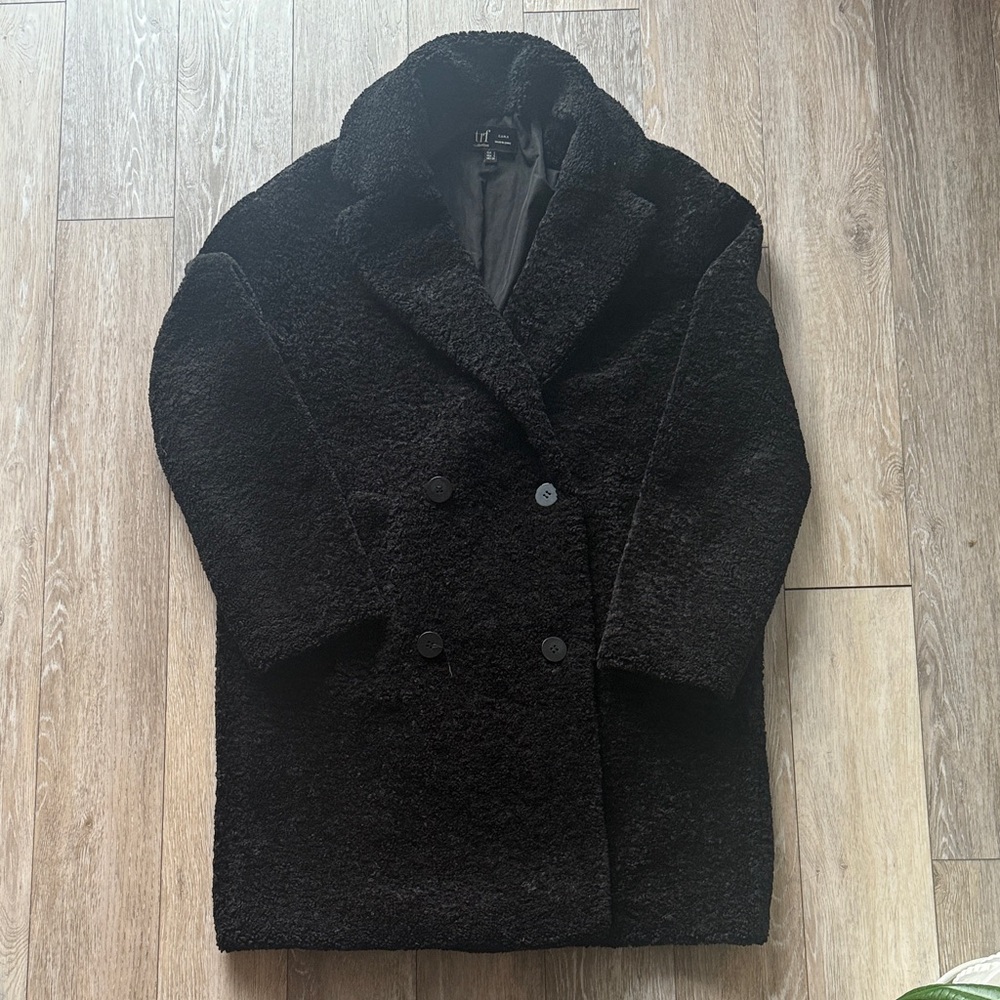 Zara Black Teddy Jacket